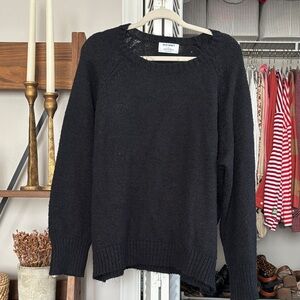 2/$10 Old Navy Black Crew Neck Sweater